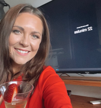 Rachel Baxter attends friend's wedding virtually