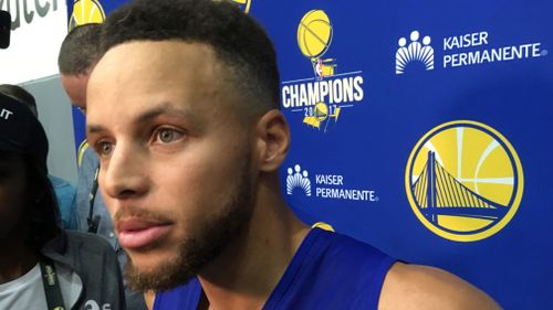 NBA player Stephen Curry was also singled out by Donald Trump. (AAP)