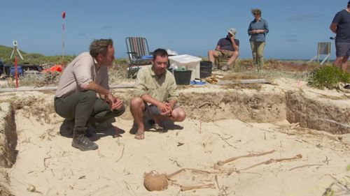 60 Minutes reporter Liam Bartlett uncovers grisly true story of those who died on The Abrolhos, a West Australian island chain. (60 Minutes)