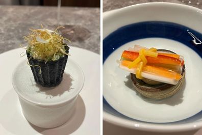 Dishes from fine dining restaurant Allta in Sydney