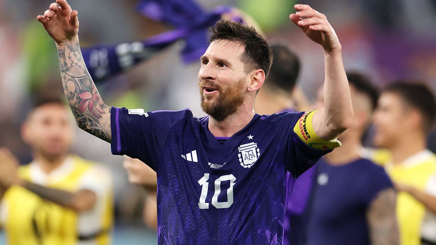 Lionel Messi&#x27;s Argentina is through to a showdown with Australia at the World Cup.