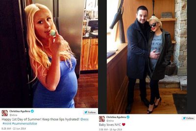 Images: @xtina/Twitter