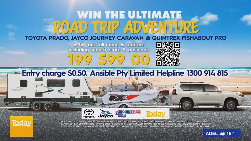 Today Competition: Win a car, boat and caravan | Nine.com.au