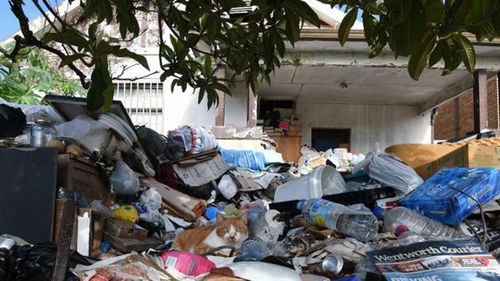 The Bondi hoarders' house was supposed to go to auction again this afternoon.