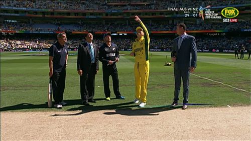The Kiwis elected to bat first. (9NEWS)