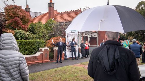 An auction in Melbourne.