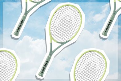 9PR: Head Extreme MP 2022 Tennis Racket, Green / Dark Green