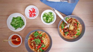 Easy peanut butter and Sichuan pepper noodles are packed full of flavour