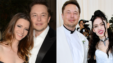 Elon Musk, Talulah Riley, Grimes