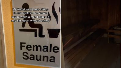 Female-only sauna.