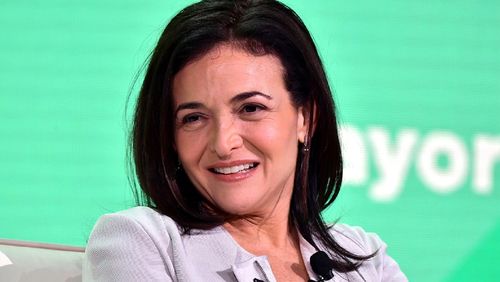 Facebook's Sheryl Sandberg in Boston in 2018