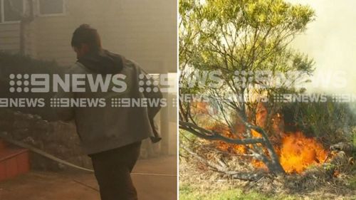 Residents are being evacuated as more than 30 out-of-control blazes threaten homes across New South Wales.