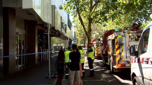 Shoppers are expected to be allowed to return to the store in the next couple of hours. (9NEWS)