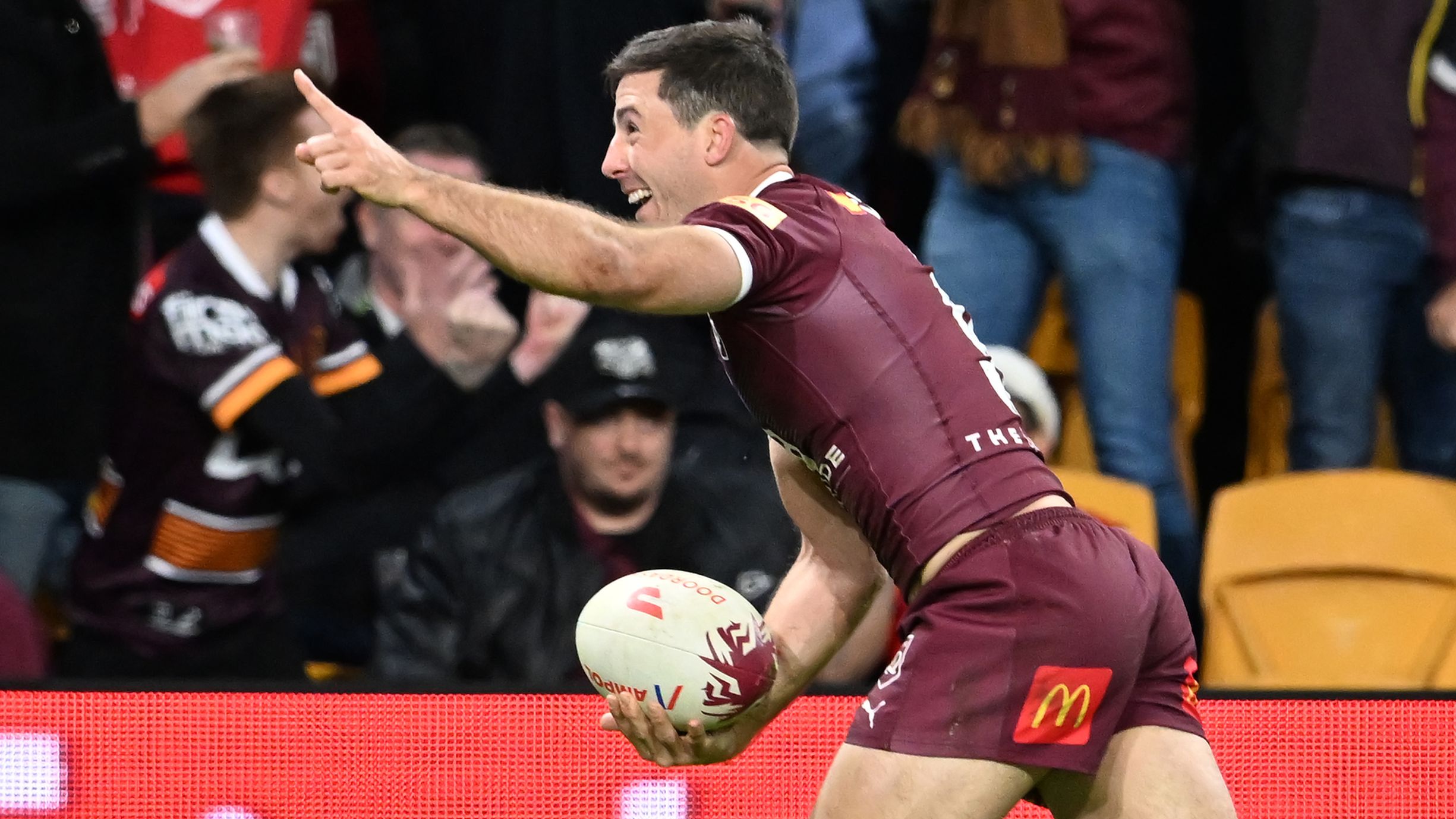 Ben Hunt 'pig trotters' seal the win as Maroons' Mr Consistent enjoys his moment in the sun