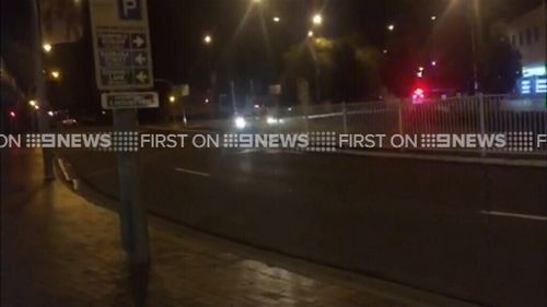 The dramatic pursuit was caught on camera. (9NEWS)