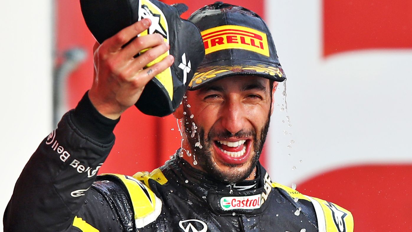  Daniel Ricciardo of Australia and Renault 