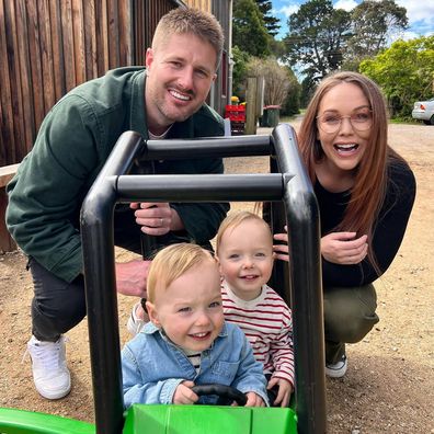 MAFS' Melissa Rawson and Bryce Ruthven celebrate milestone with their  twin boys Levi and Tate: 'Best thing to ever happen to us'
