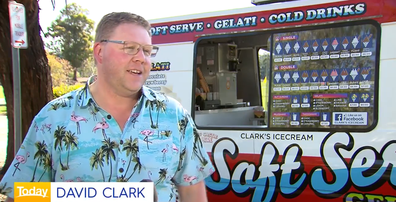 David Clark, owner of 'Clark's Ice-cream' speaks on the success of his ice-cream van during the Coronavirus lockdown.