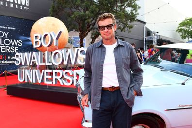 Simon Baker attends the Netflix global premiere of "Boy Swallows Universe" at New Farm Cinemas on January 09, 2024 in Brisbane 