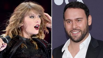 Scooter Braun and Taylor Swift