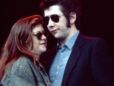 Kirsty MacColl and Pogues singer Shane MacGowan in 1994