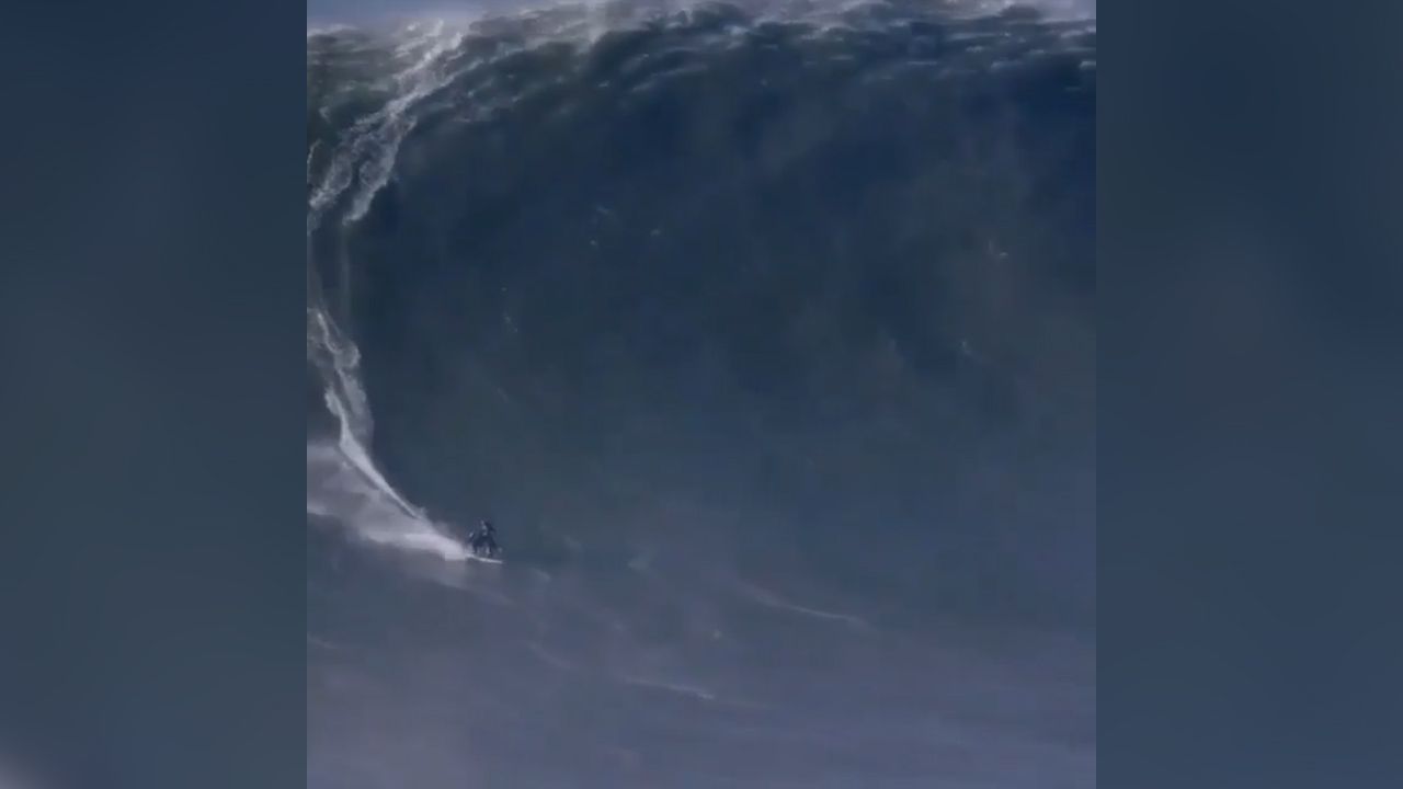 Andrew Cotton breaks back at Nazare