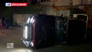 Witnesses who heard the cars collide with a loud bang and felt the ground shake told Nine News it happened incredibly fast.