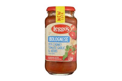 <p>Leggo's Bolognese with Chunky Tomato, Garlic and Herbs</p>