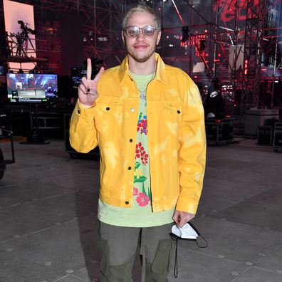 Pete Davidson attends the Triller Fight Club: Jake Paul v Ben Askren at Mercedes-Benz Stadium on April 17, 2021 in Atlanta, Georgia. 