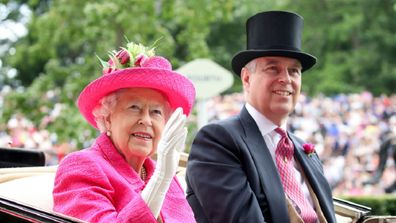 Queen and Prince Andrew