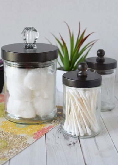 DIY candle upcycle storage