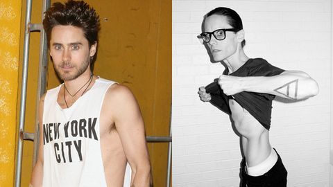 Wasting away: Jared Leto reveals scary-skinny body after fasting for a month