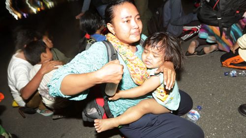 About 3000 Palu, Indonesia residents flocked to its airport, trying to board military aircraft or one of the few commercial flights, local TV reported.