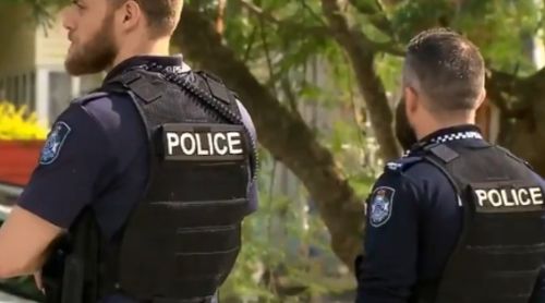 Police told residents to stay inside. (9NEWS)
