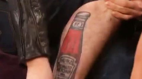 Twilight star's ketchup tattoo revealed
