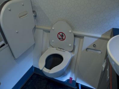Airplane toilet