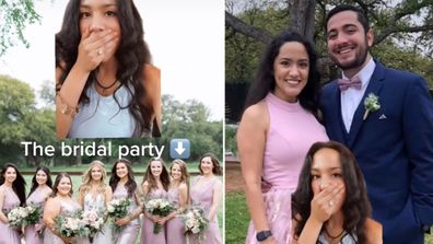 Wedding guest mortified after turning up in an identical dress to the bridal party