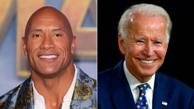 Dwayne Johnson is endorsing Joe Biden