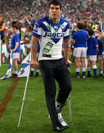 Bulldogs skipper Michael Ennis was also consigned to the sidelines.