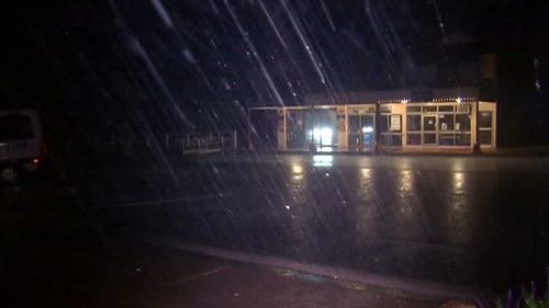 The region can expect heavy rainfall to continue throughout the morning. (9NEWS)