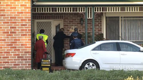 Police visited Ms Bodnar's home and business today. (9NEWS)