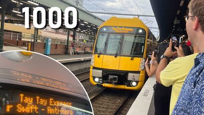 1000: Number of extra trains for the first Sydney show