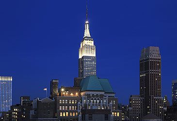 The world's tallest building for 40 years, when was the Empire State Building opened?