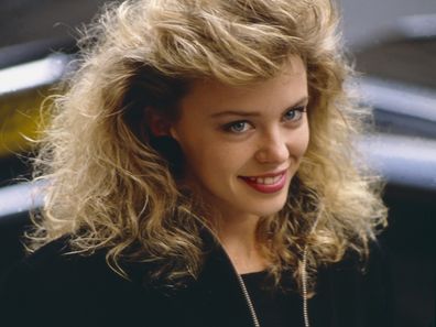 Kylie Minogue attends a charity event in London, 1988 