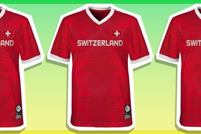 9PR: FIFA Unisex Official 2023 Women's Football World Cup Adult Team Shirt, Switzerland