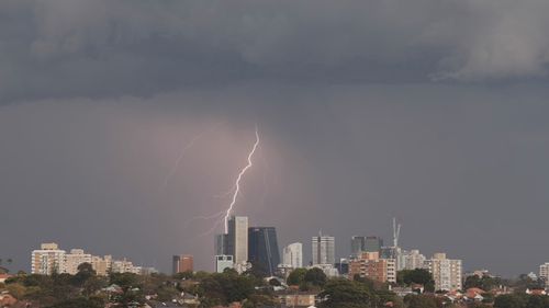 S﻿torms are moving across Australia's east coast with the potential for damaging winds and large hail across parts of New South Wales and Queensland.