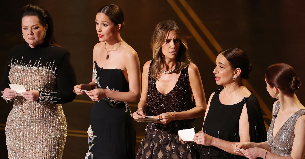 Bridesmaids star reveals why she missed on-stage reunion at Oscars