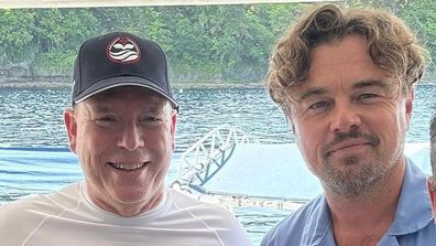 Leonardo DiCaprio meets Prince Albert II of Monaco