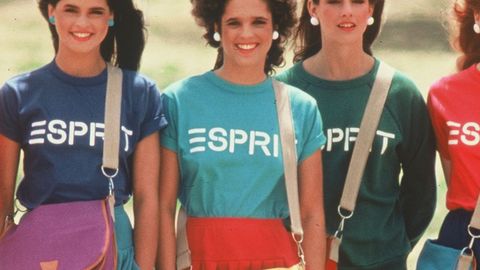 Esprit clothing ad from the 80s