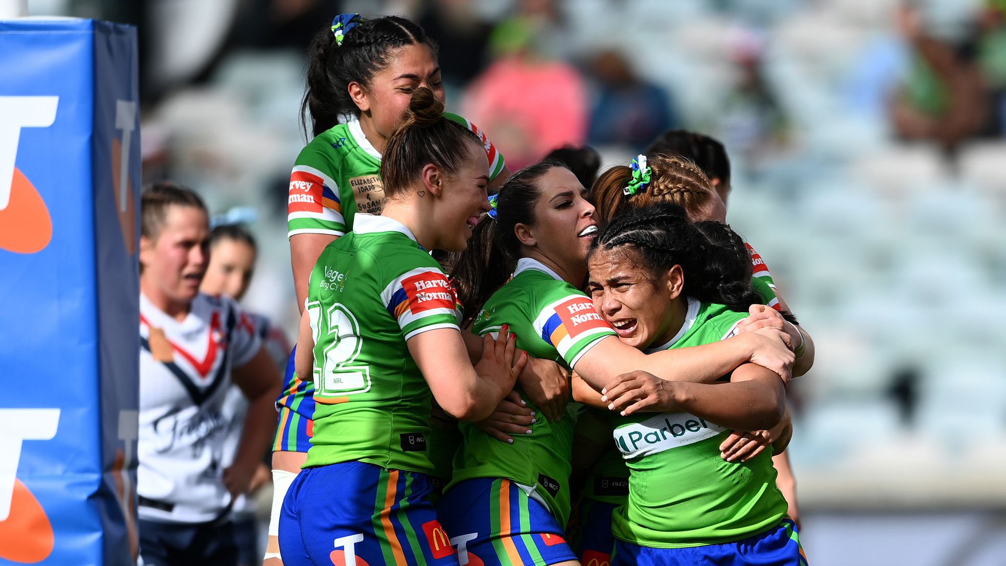 NRLW R2 Canberra Raiders v Sydney Roosters at GIO Stadium,Canberra .Picture: NRL Photos/Gregg Porteous